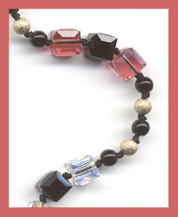 detail of cubic swarovski