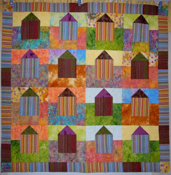 Just Beachy on the Longarm Machine